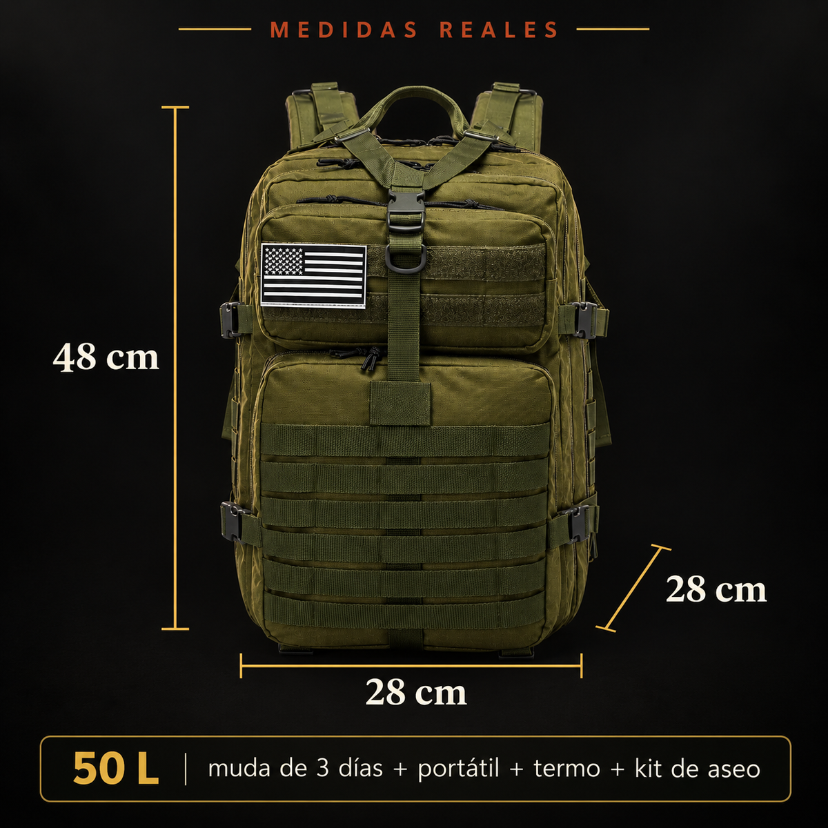 Cráter™ Wolkan • 50L · Oxford 900D
