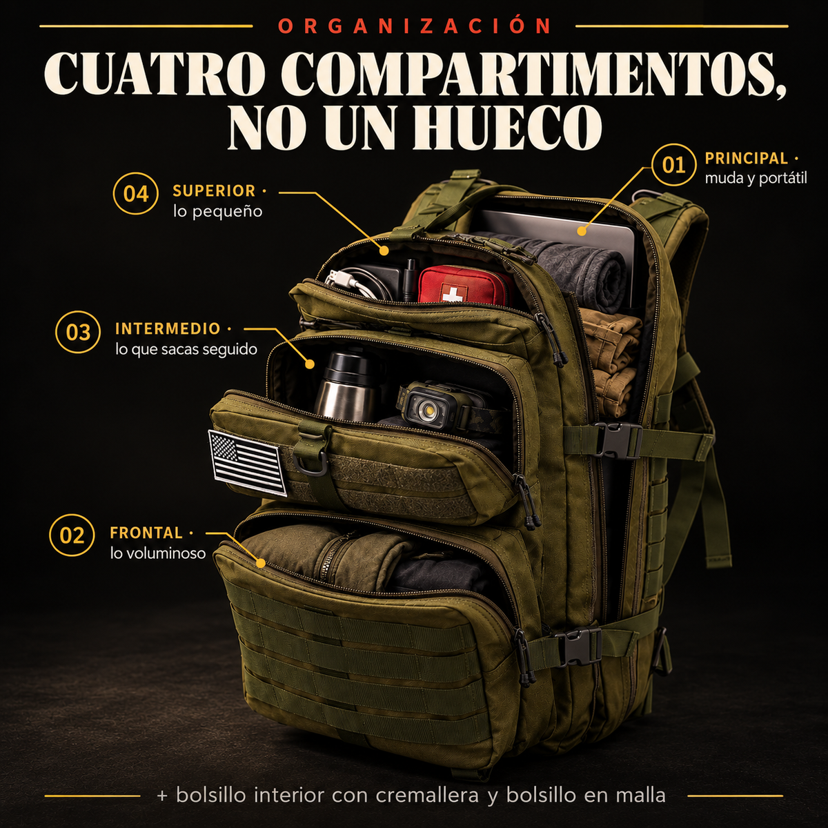 Cráter™ Wolkan • 50L · Oxford 900D